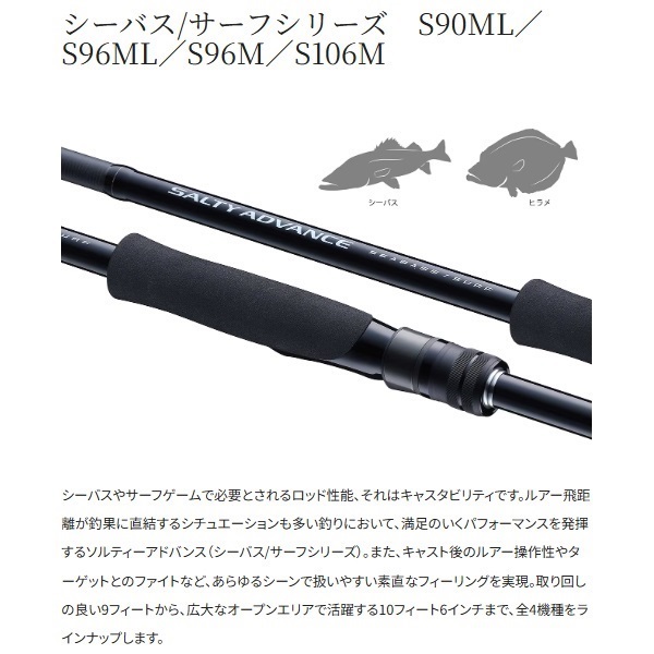 25  SALTY ADVANCE シーバス/サーフ